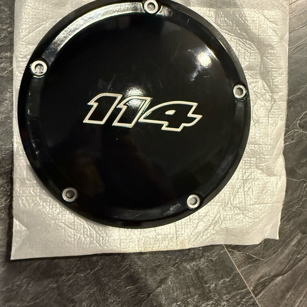 Harley-Davidson Black “114” Derby Cover